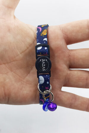 Mars Güvenli Kilitli Zilli Kedi Tasması