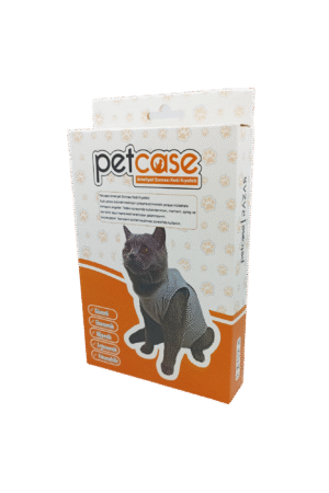 Petcase Ameliyat Sonrası Kedi Kıyafeti / Kedi Tulumu / Cerrahi Kıyafet / Postop