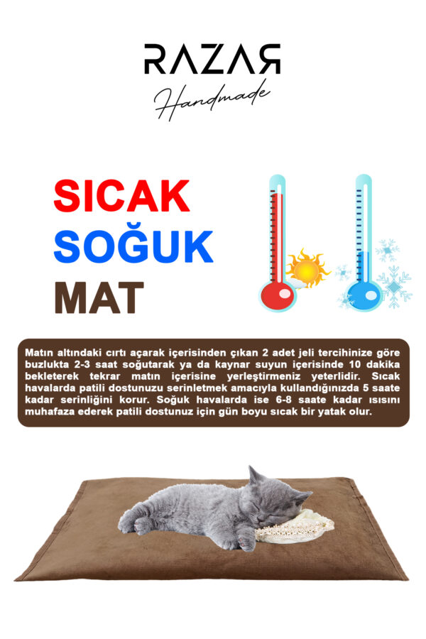SICAK SOĞUK MAT2 Sıcak - Soğuk Mat / Serinletici Mat / Isıtıcı Yatak Mat
