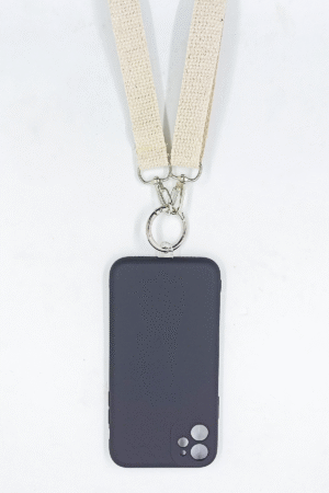 Ekru Telefon Askısı Telefon Boyun Ipi / Tüm Telefonlarla Uyumlu