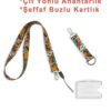 hippi1 Hippi Boyun Askısı Yaka Kartlığı Boyun Askı İpi Çift Taraflı Anahtarlık / 3 lü Set