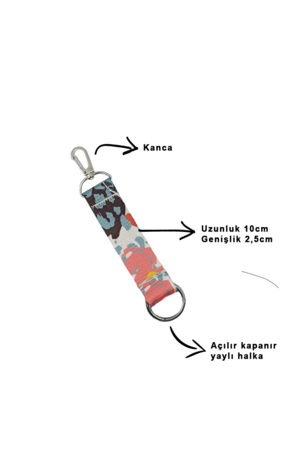kamufanaht Kamuflaj Çift Yönlü Anahtarlık