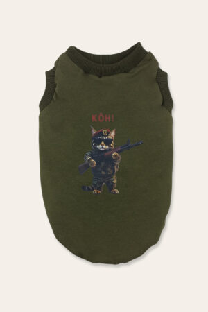 Razar Kedi Özel Harekat Kedi Kıyafeti / Kedi T-Shirt