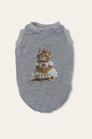 Razar Prenses Kedi Kıyafeti / Kedi T-Shirt