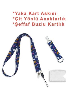 marsyaka1 Mars Boyun Askısı Yaka Kartlığı Boyun Askı İpi Çift Taraflı Anahtarlık / 3 lü Set