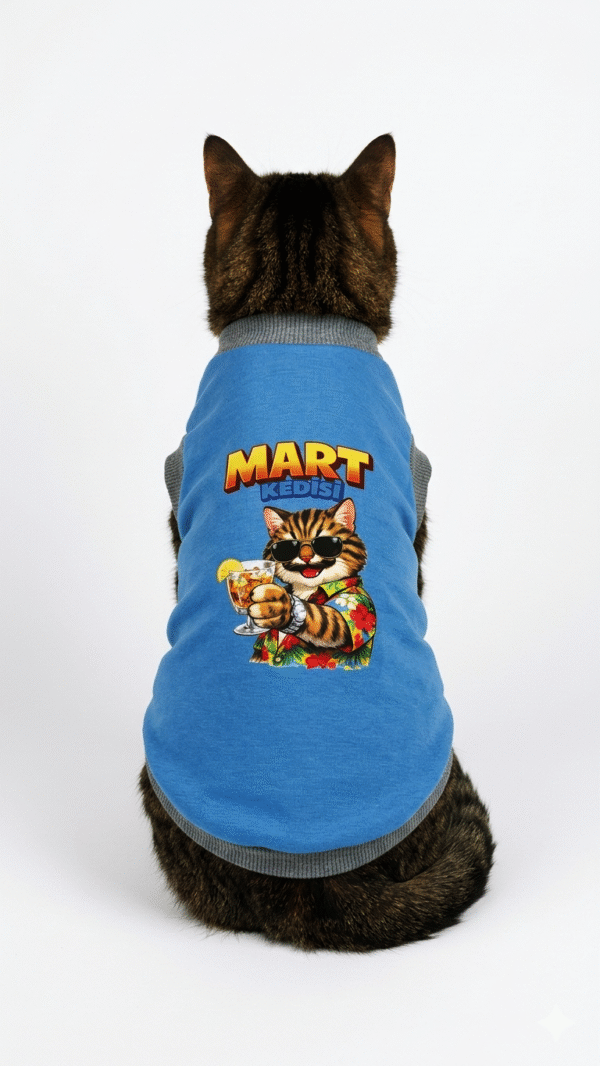 Mart Kedisi Kedi Kıyafeti / Kedi Tişört